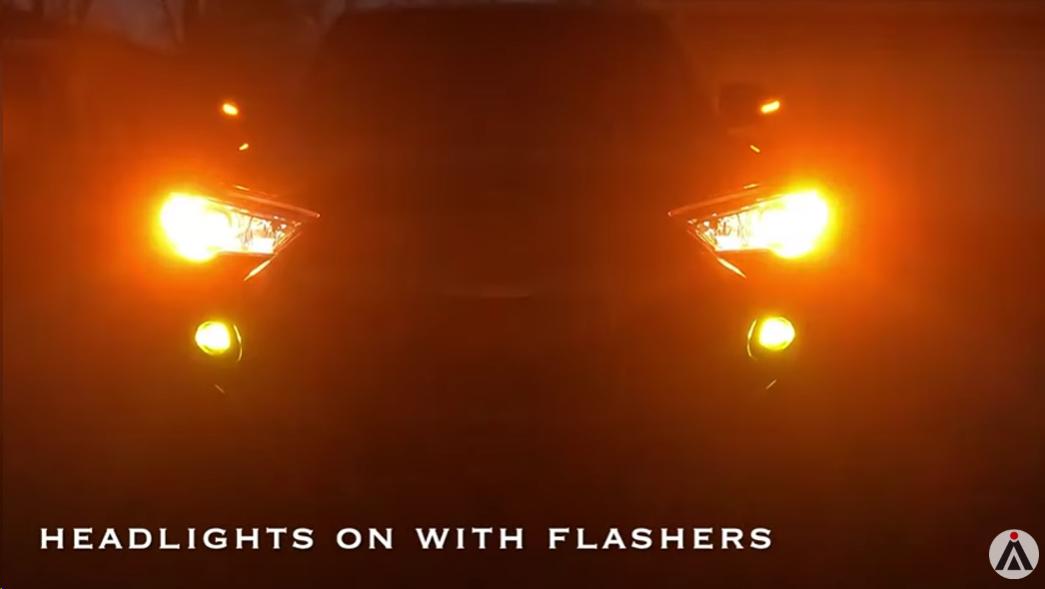Lasfit Switchback T3-7443D Front Turn Signal on 2023 Toyota 4Runner | Installation&amp;Re-1-brightness-jpg